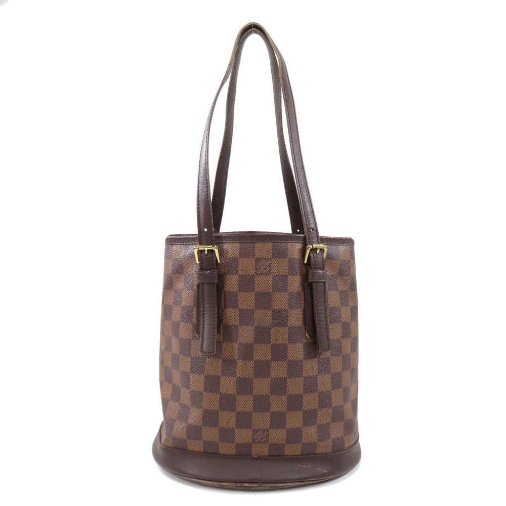Louis Vuitton Marais Damier Ebene Handbag Damier Canvas